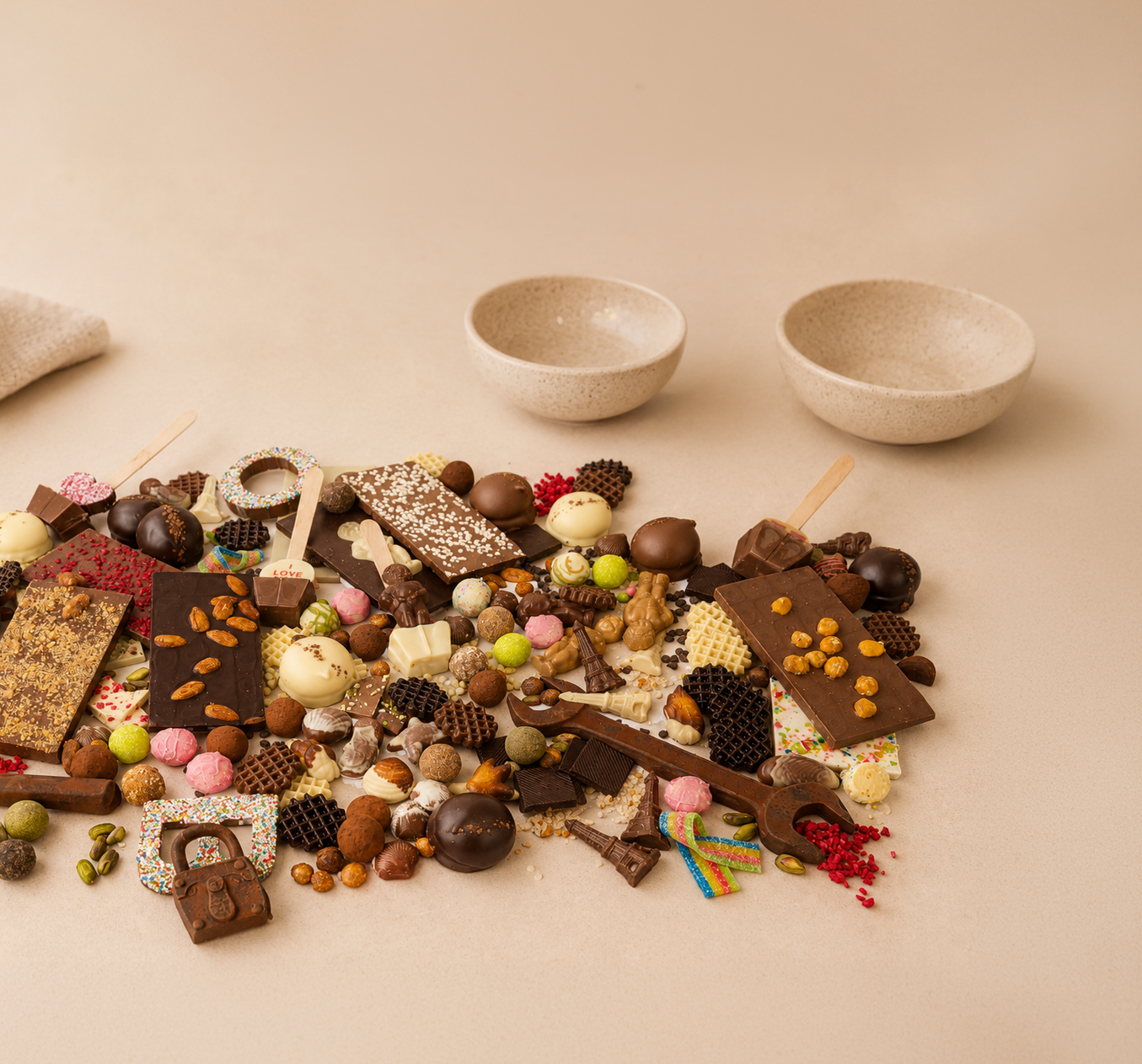 Producten chocolade | bewerkt met AI